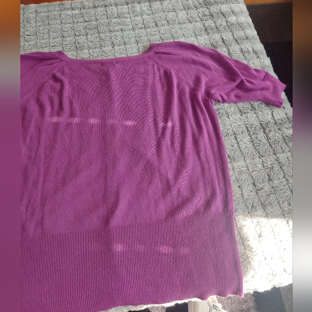 Brittany Black short-sleeved‎ cardigan size 22